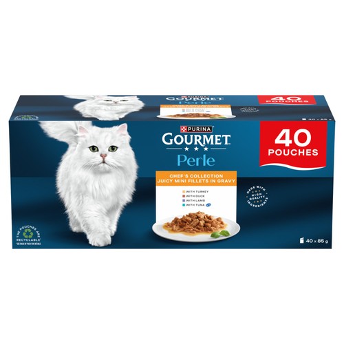 Gourmet Perle Chef's Collection in Gravy Wet Cat Food