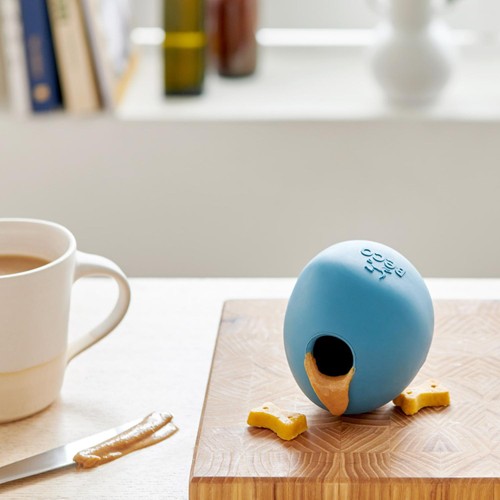 Beco Natural Rubber Wobble Ball - Blue thumbnail 3