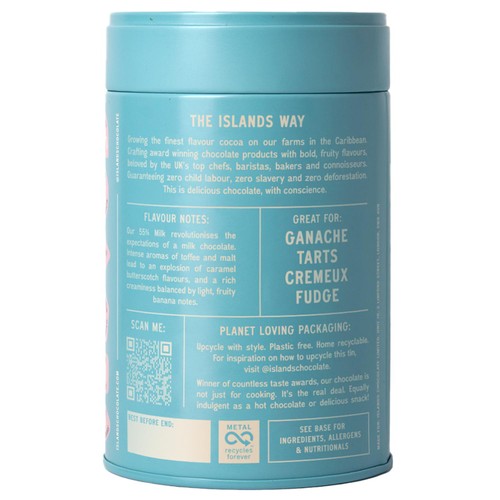 Islands Chocolate 55% Milk Chocolate Button Tin thumbnail 2
