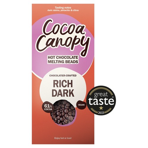 Cocoa Canopy Rich Dark Crafted Hot Chocolate Beads