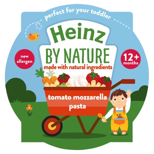 Heinz Tomato Mozzarella Pasta Shells Baby Food Tray 1+ Year