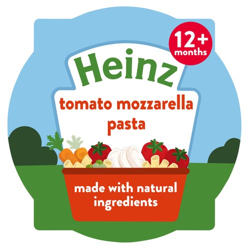 Heinz Tomato Mozzarella Pasta Shells Baby Food Tray 1+ Year thumbnail 2