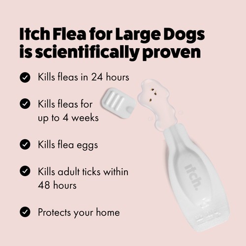 Itch Flea Large Dog Spot-On Flea & Tick treatment (20-40kg) thumbnail 8