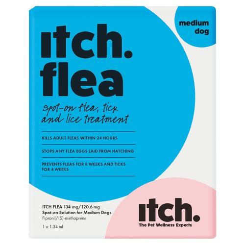 Itch Flea Medium Dog Spot-On Flea & Tick treatment (10-20kg) thumbnail 3