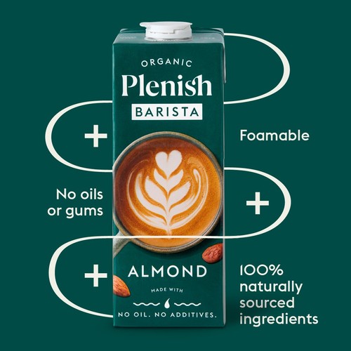 Plenish Organic Almond Barista Milk Long Life thumbnail 6