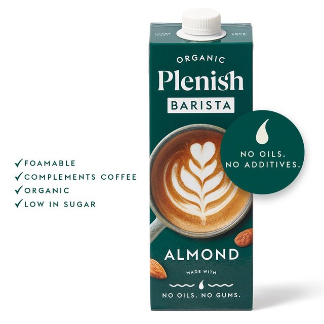Plenish Organic Almond Barista Milk Long Life thumbnail 7