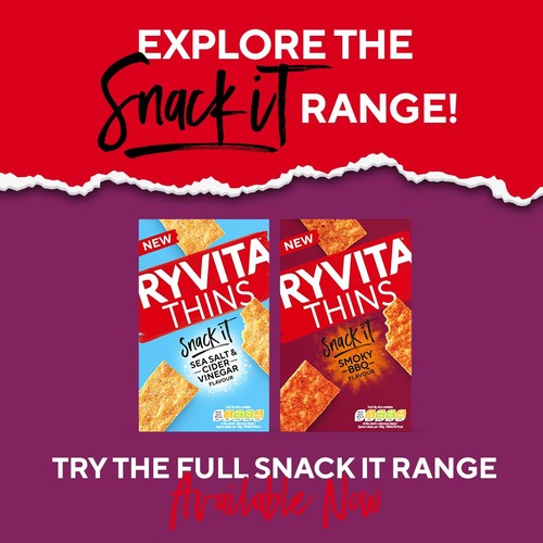 Ryvita Snack It Thins Sour Cream & Chive Flatbread Snacks thumbnail 7