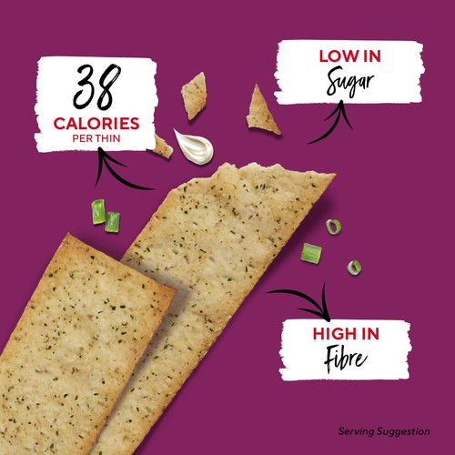 Ryvita Snack It Thins Sour Cream & Chive Flatbread Snacks thumbnail 9