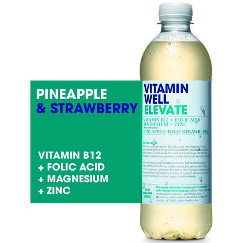 Vitamin Well Water Elevate Pineapple & Wild Strawberry thumbnail 2