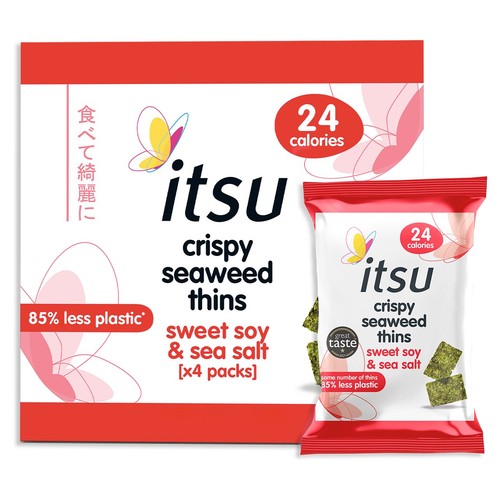 itsu Seaweed Thins Sweet Soy & Sea Salt Multipack