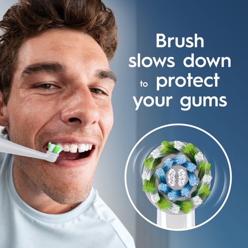 Oral-B Pro 1 Cross Action Blue Electric Toothbrush thumbnail 4