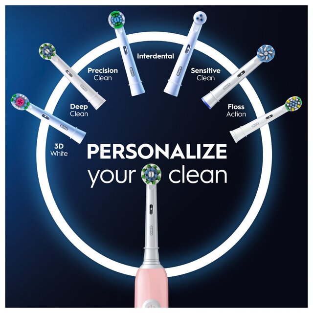 Oral-B Pro 1 Cross Action Blue Electric Toothbrush thumbnail 5