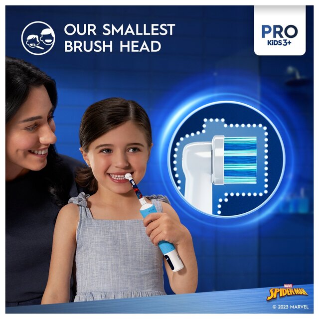 Oral-B Vitality Pro Kids 3+ Marvel Spiderman Electric Toothbrush Giftset thumbnail 5