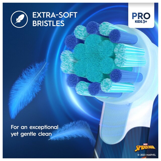 Oral-B Vitality Pro Kids 3+ Marvel Spiderman Electric Toothbrush Giftset thumbnail 6