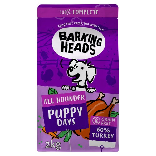 Barking Heads All Hounder Puppy Days Turkey Dry Dog Food