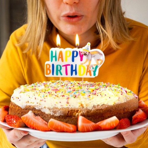 Talking Tables Safari Animal Birthday Candle thumbnail 2
