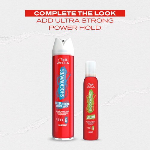 Wella Shockwaves Volume Mousse thumbnail 3