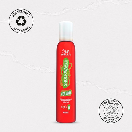 Wella Shockwaves Volume Mousse thumbnail 5