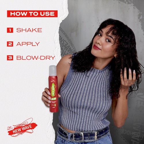 Wella Shockwaves Volume Mousse thumbnail 6