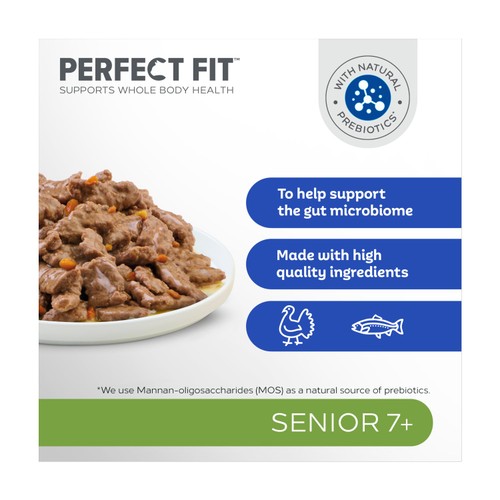Perfect Fit Senior Cat Food Pouches Mixed thumbnail 5