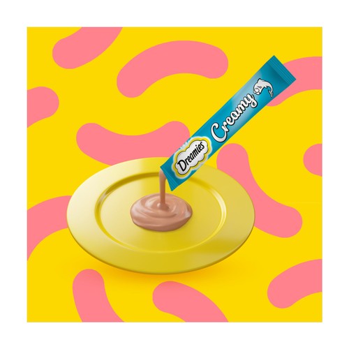 Dreamies Cat Treat Creamy Snack with Chicken & Salmon thumbnail 4