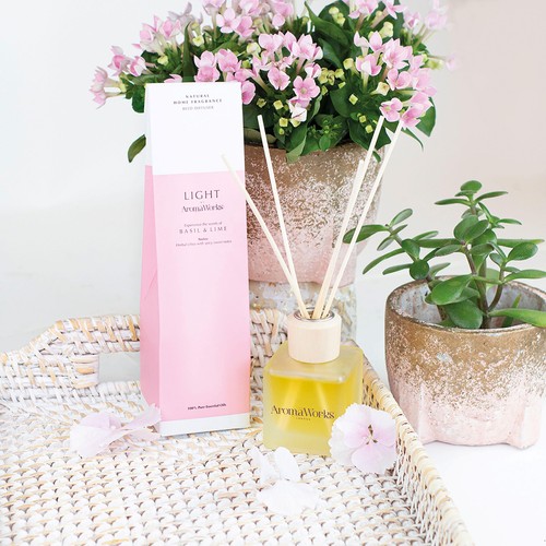 AromaWorks Reed Diffuser Basil & Lime thumbnail 2