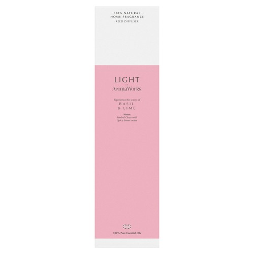 AromaWorks Reed Diffuser Basil & Lime thumbnail 3