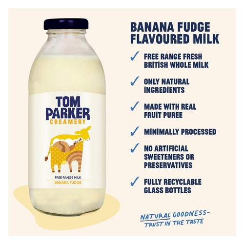 Tom Parker Creamery Banana Fudge Flavoured Milk thumbnail 7