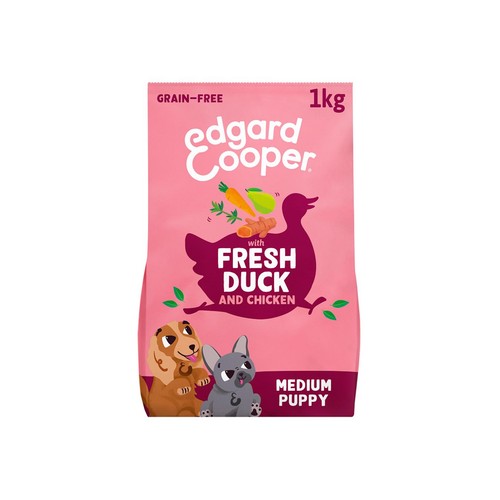 Edgard & Cooper Fresh Dog Dry Food Grain Free Puppy Duck & Chicken