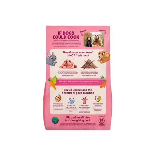 Edgard & Cooper Fresh Dog Dry Food Grain Free Puppy Duck & Chicken thumbnail 2