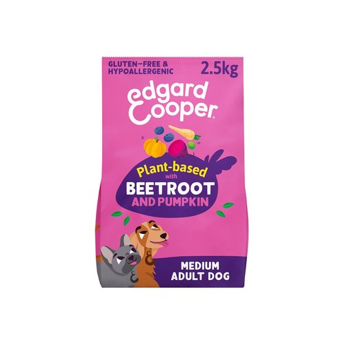 Edgard & Cooper Fresh Dog Dry Food Plant Based Adult Beetroot & Pumpkin