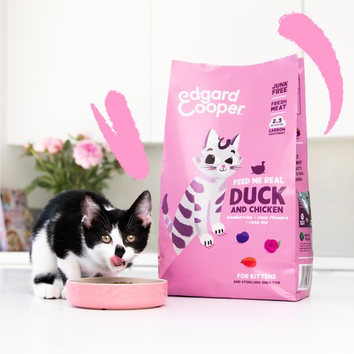 Edgard & Cooper Cat Dry Food Kitten Duck & Chicken thumbnail 3
