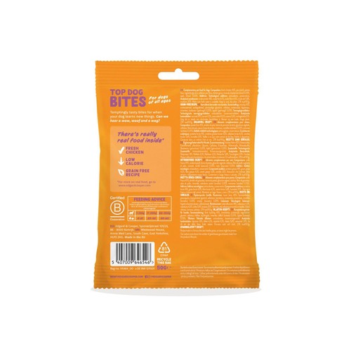 Edgard & Cooper Fresh Dog Treats Small Bites Adult Grain Free Chicken thumbnail 2