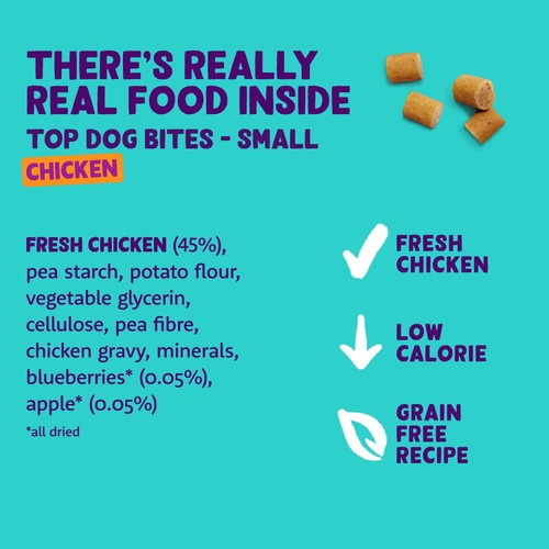 Edgard & Cooper Fresh Dog Treats Small Bites Adult Grain Free Chicken thumbnail 6