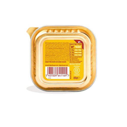 Edgard & Cooper Organic Cat Pate Adult Turkey thumbnail 2