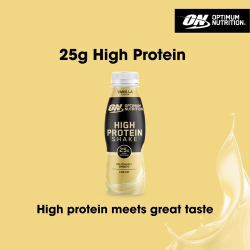 Optimum Nutrition High Protein Shake Vanilla  thumbnail 2