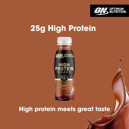 Optimum Nutrition High Protein Shake Chocolate  thumbnail 2
