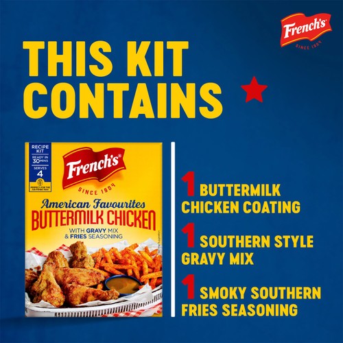 French's Buttermilk Chicken with Fries Seasoning Recipe Kit thumbnail 6