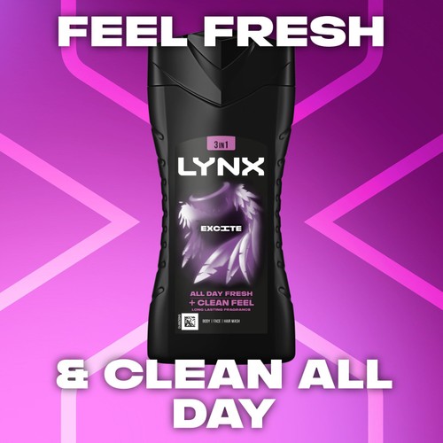 Lynx Excite Shower Gel thumbnail 6