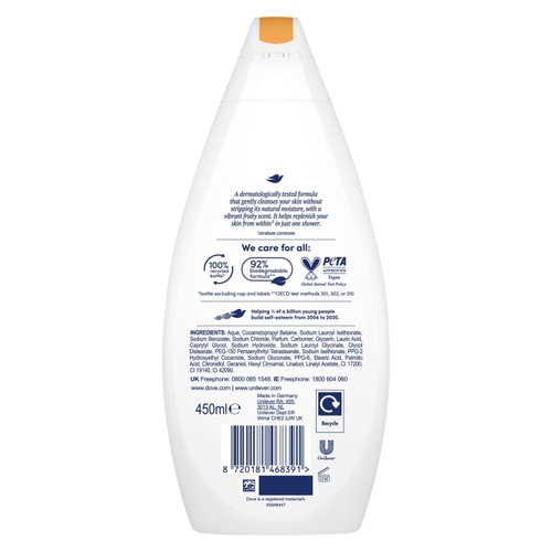 Dove Fruity Nourish Body Wash Shower Gel thumbnail 2