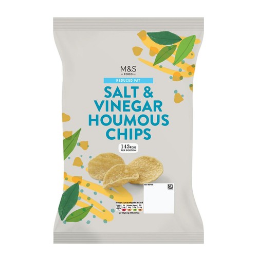 M&S Salt & Vinegar Houmous Chips thumbnail 2