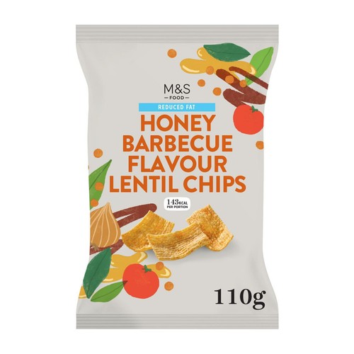 M&S Honey Barbecue Flavour Lentil Chips