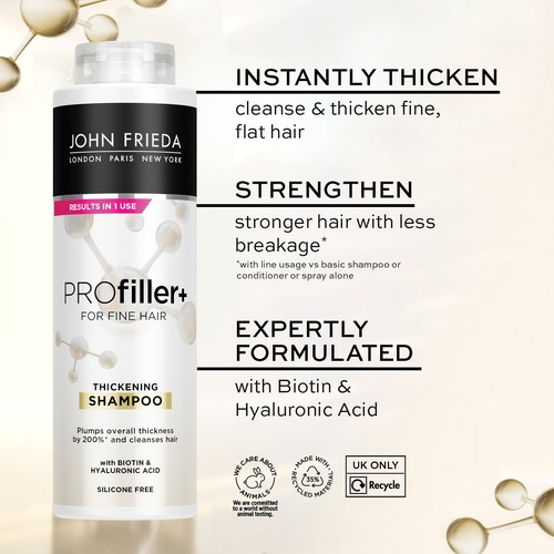 John Frieda Volume PROfiller+  Thickening Shampoo  thumbnail 2