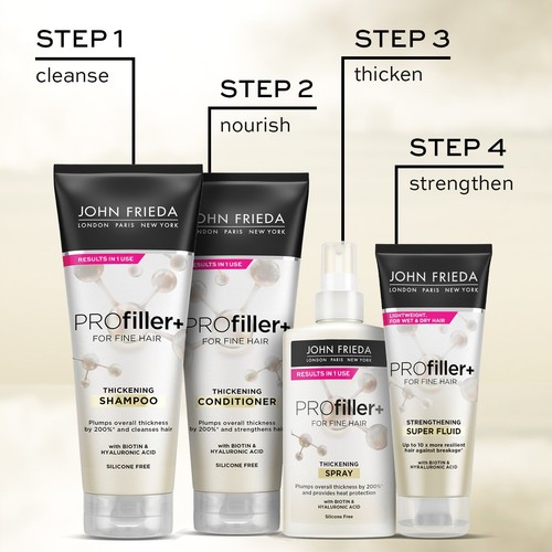John Frieda Volume PROfiller+  Thickening Shampoo  thumbnail 3