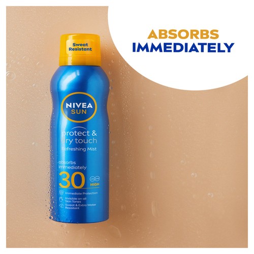 NIVEA SUN Protect & Dry Touch SPF 30 Mist Sunscreen Spray thumbnail 9