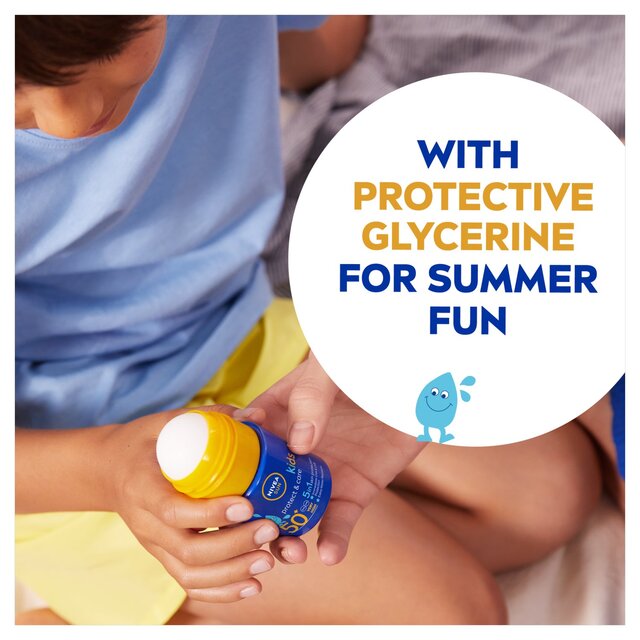 NIVEA SUN Kids Protect & Care SPF 50+ Sun Lotion Roll On thumbnail 7