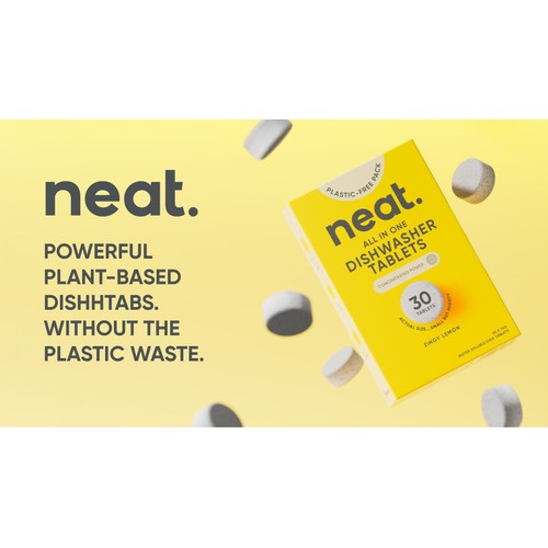 Neat All in One Dishwasher Tablets Lemon thumbnail 4