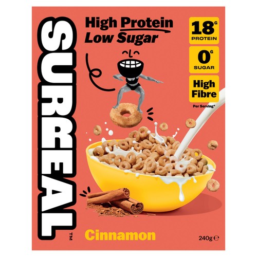 Surreal High Protein Low Sugar Cinnamon Cereal