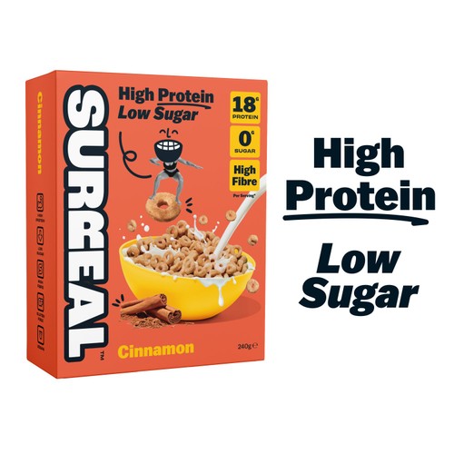 Surreal High Protein Low Sugar Cinnamon Cereal thumbnail 3