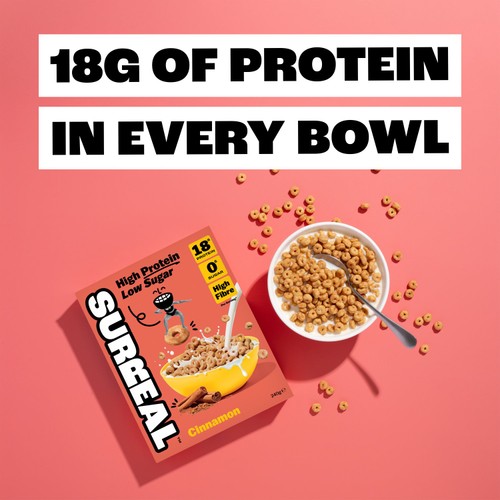 Surreal High Protein Low Sugar Cinnamon Cereal thumbnail 7